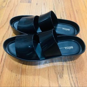 Melissa Plastic Platform Sandals